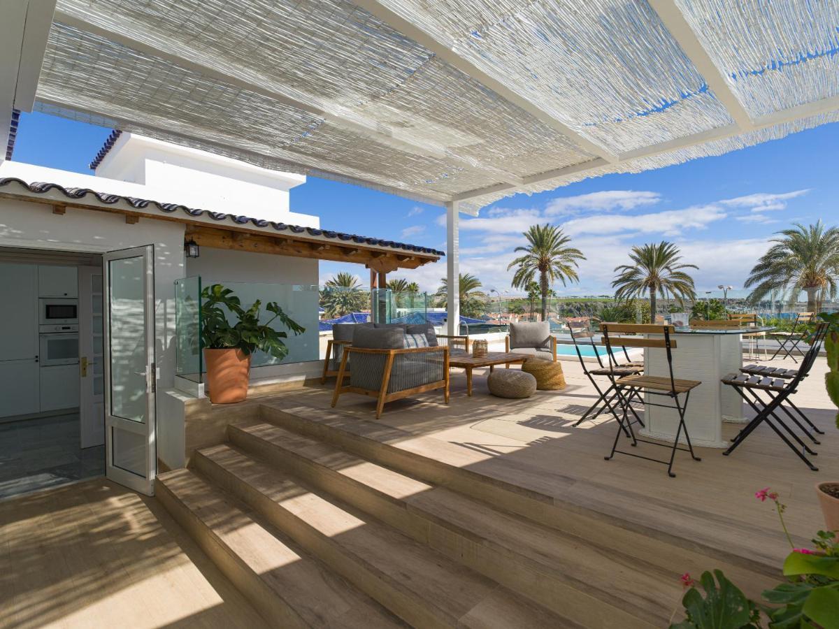 Pasitoblanco Porto Mare 45 Seaview Villa Private Heated Pool Pasito Blanco Exteriör bild
