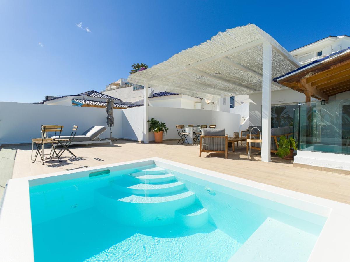 Pasitoblanco Porto Mare 45 Seaview Villa Private Heated Pool Pasito Blanco Exteriör bild