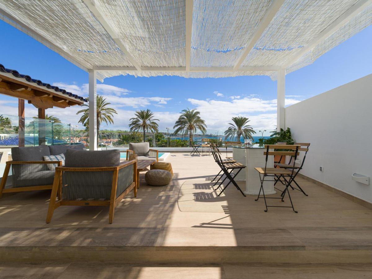 Pasitoblanco Porto Mare 45 Seaview Villa Private Heated Pool Pasito Blanco Exteriör bild